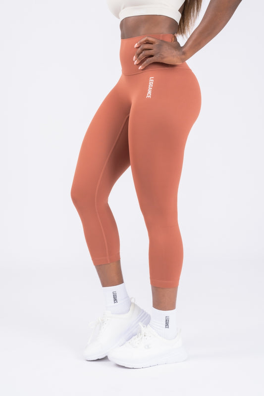 Legging Capri Bronze Soft-Peau