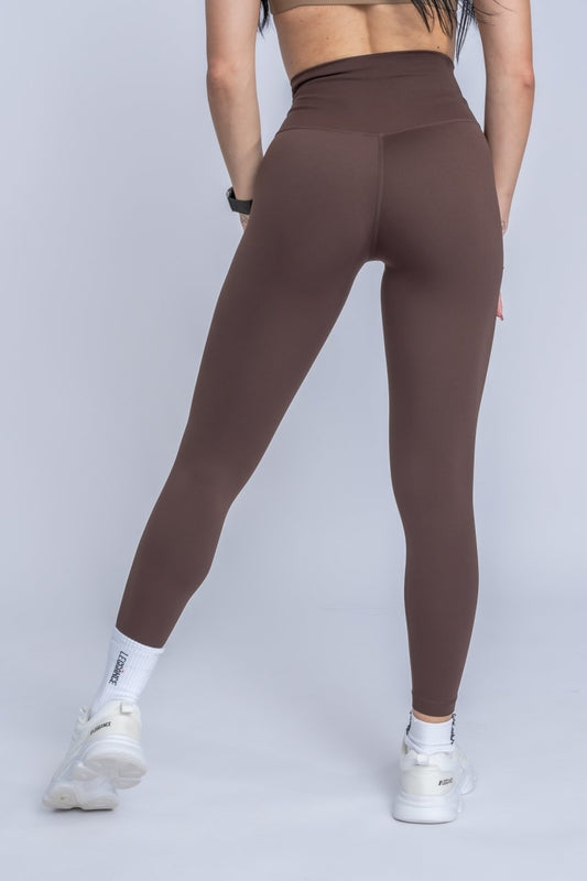 Leggings Soft-Skin marron expresso