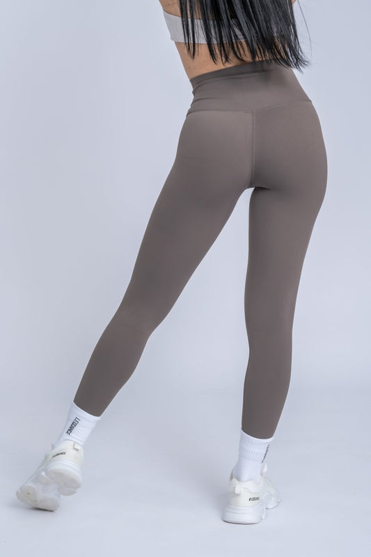 Leggings Soft-Skin marron kaki