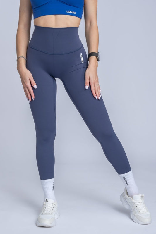 Legging bleu marine doux au toucher