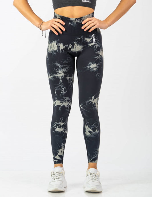 Splash Black Leggings