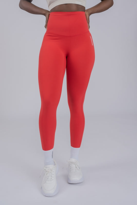 Legging rouge taille ultra haute